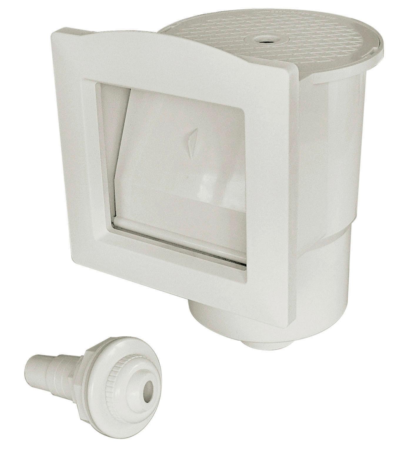 Skimmerset One Korb Herausnehmbar - Weiß, Basics, Kunststoff (20,5/32/24cm)