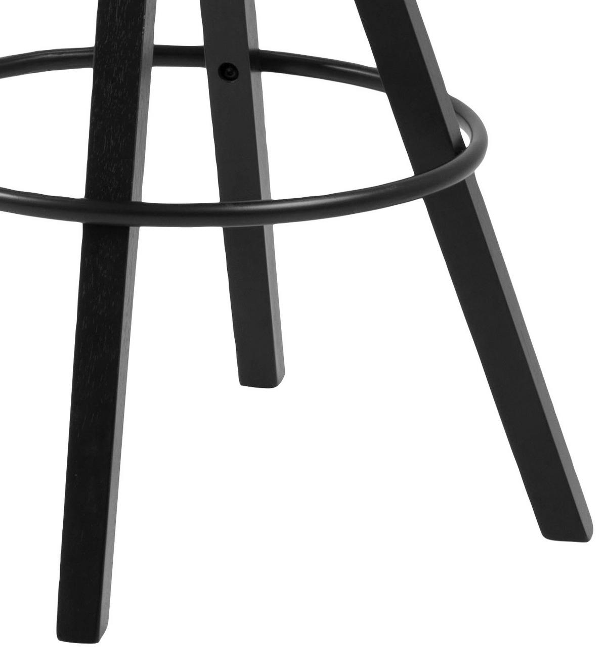 Barová židle DIMA tmavě šedá - černá/tmavě šedá, Design, kov/dřevo (48/112/56cm) - Carryhome