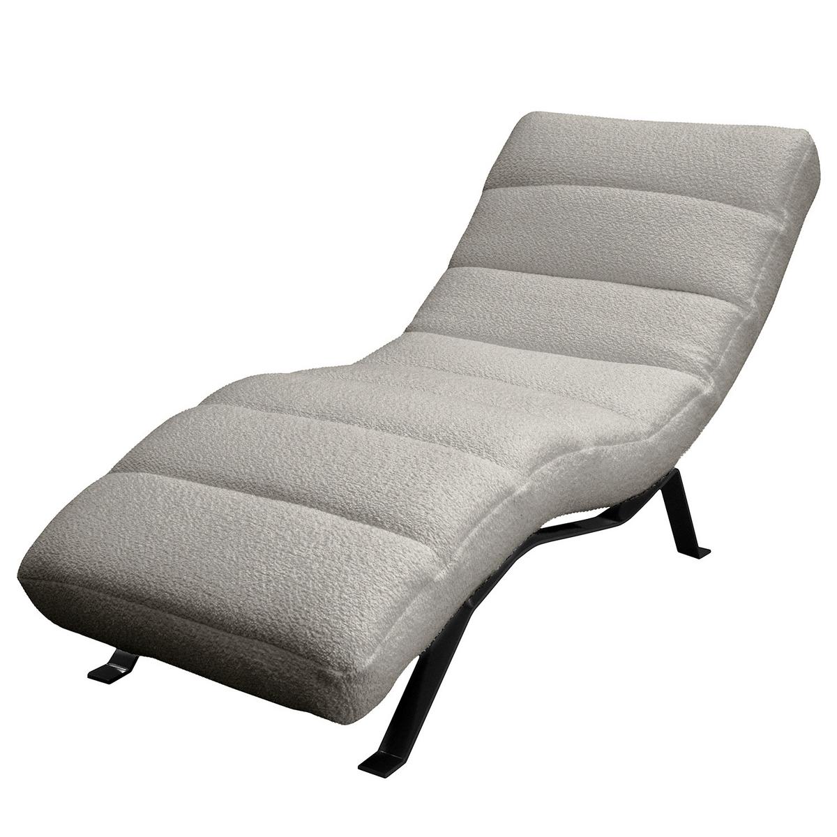 Relaxliege Swing Black Dunkelgrau B: 65 Cm - Dunkelgrau/Schwarz, Design, Textil (65/65-95/171cm) - Livetastic