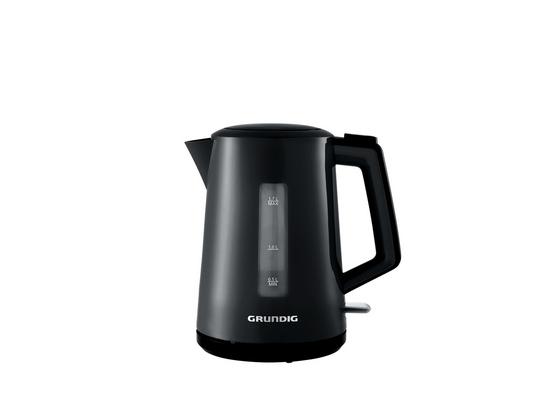 Wasserkocher Wk 4620 - Schwarz, Basics, Kunststoff (21.5/23/16cm) - Grundig Wasserkocher Wk 4620 - Schwarz, Basics, Kunststoff (21.5/23/16cm) - Grundig