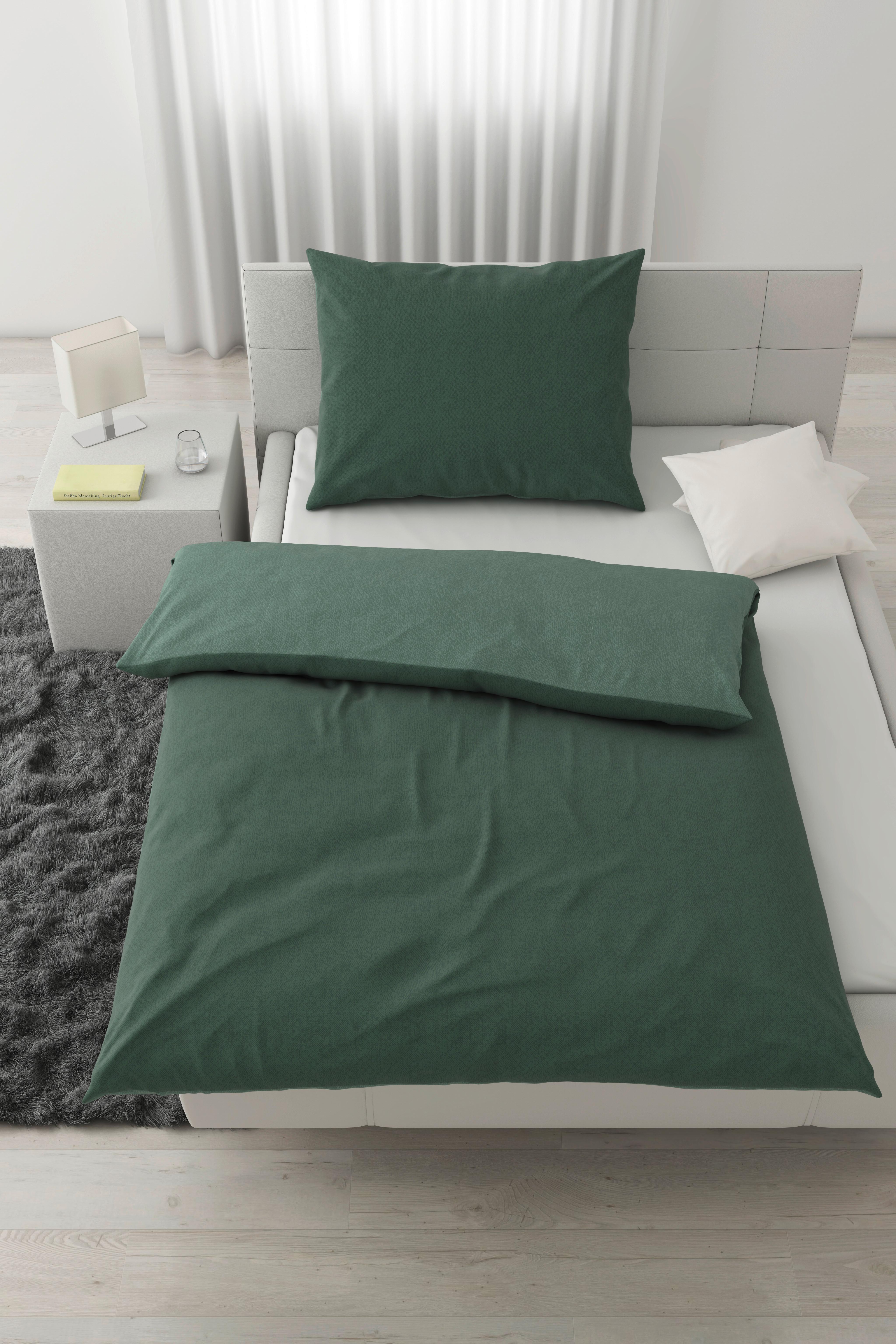 Povlečení Charlene Wende, 70/90 140/200 - zelená/světle zelená, Konvenční, textil (140/200cm) - Modern Living