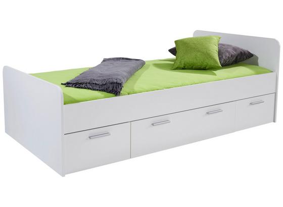 Posteľ Star - biela, Konvenčný, kompozitné drevo (90/200cm) Posteľ Star - biela, Konvenčný, kompozitné drevo (90/200cm)