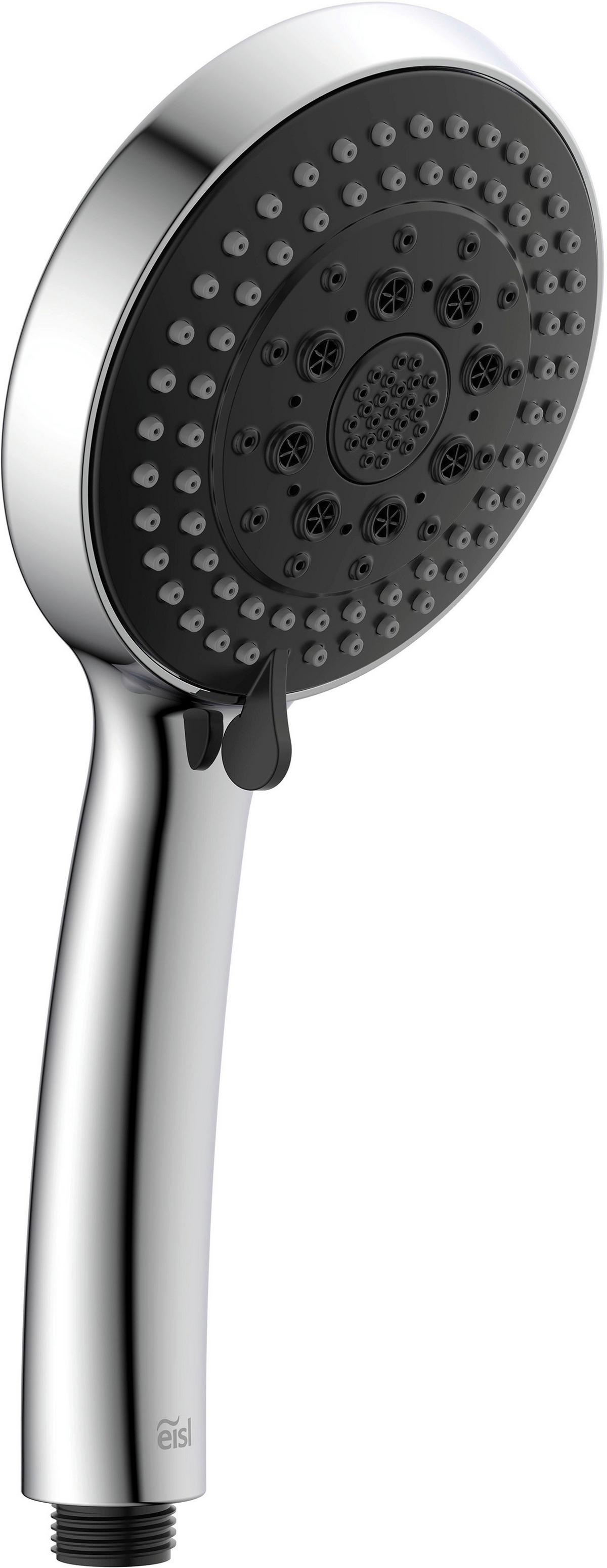 Handbrausen-Set Speed chrom, B: 11,5cm - Chromfarben/Anthrazit, KONVENTIONELL, Kunststoff (11,5/25,0/3,0cm)