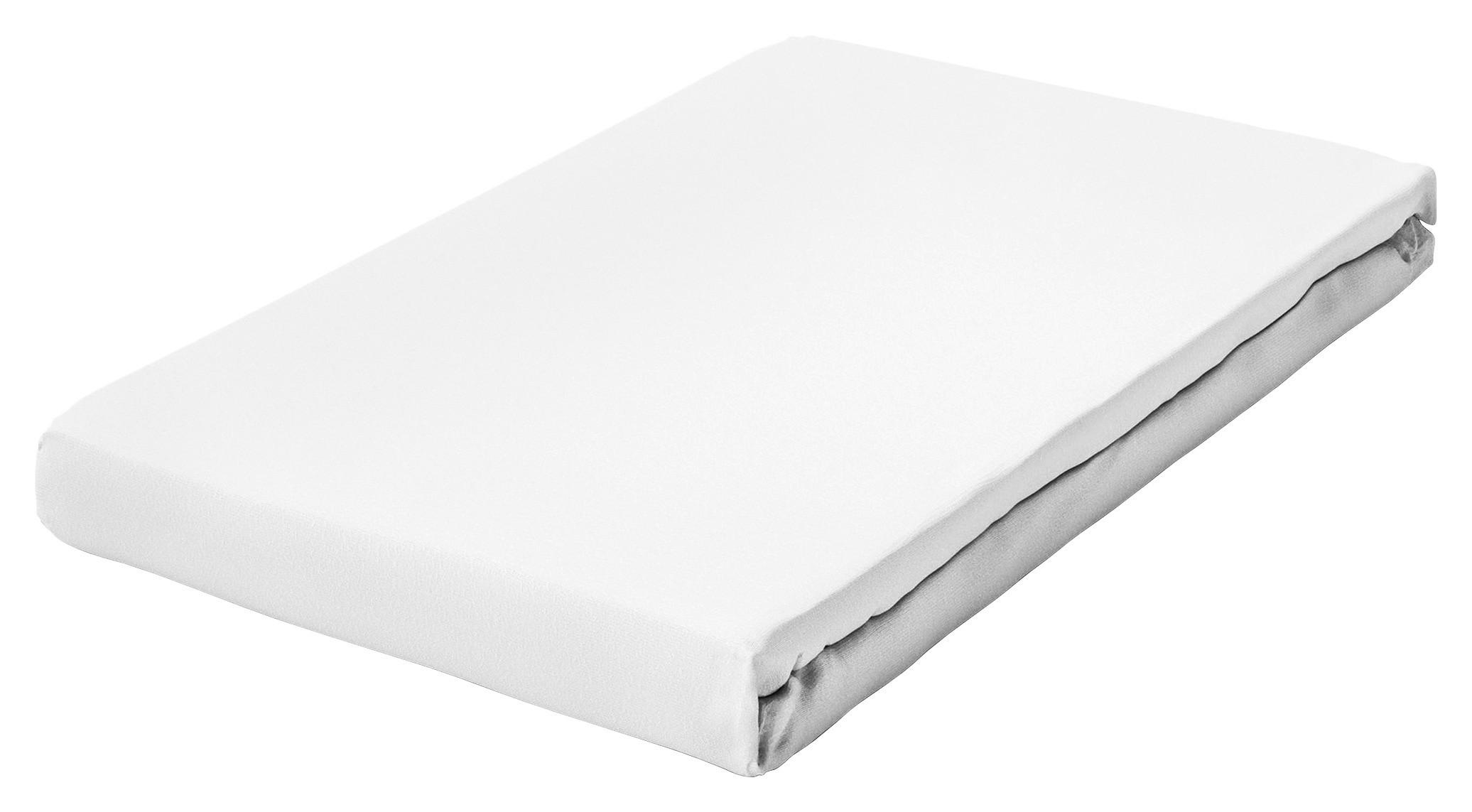 Topper-spannleintuch Pure Topper - Weiß, Basics, Textil (120-130/200-220cm) - Schlafgut