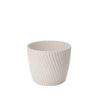 Obal na květináč MIRA ECO - bílá, Konvenční, plast (12,8/10,7cm) - Mömax