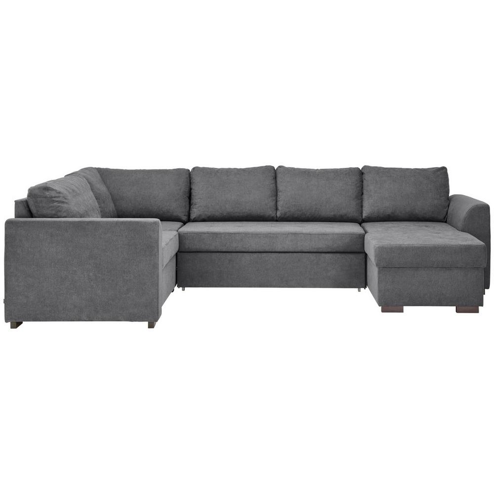 Rozkladacia Sedacia Súprava Reno U, Sivá Farba