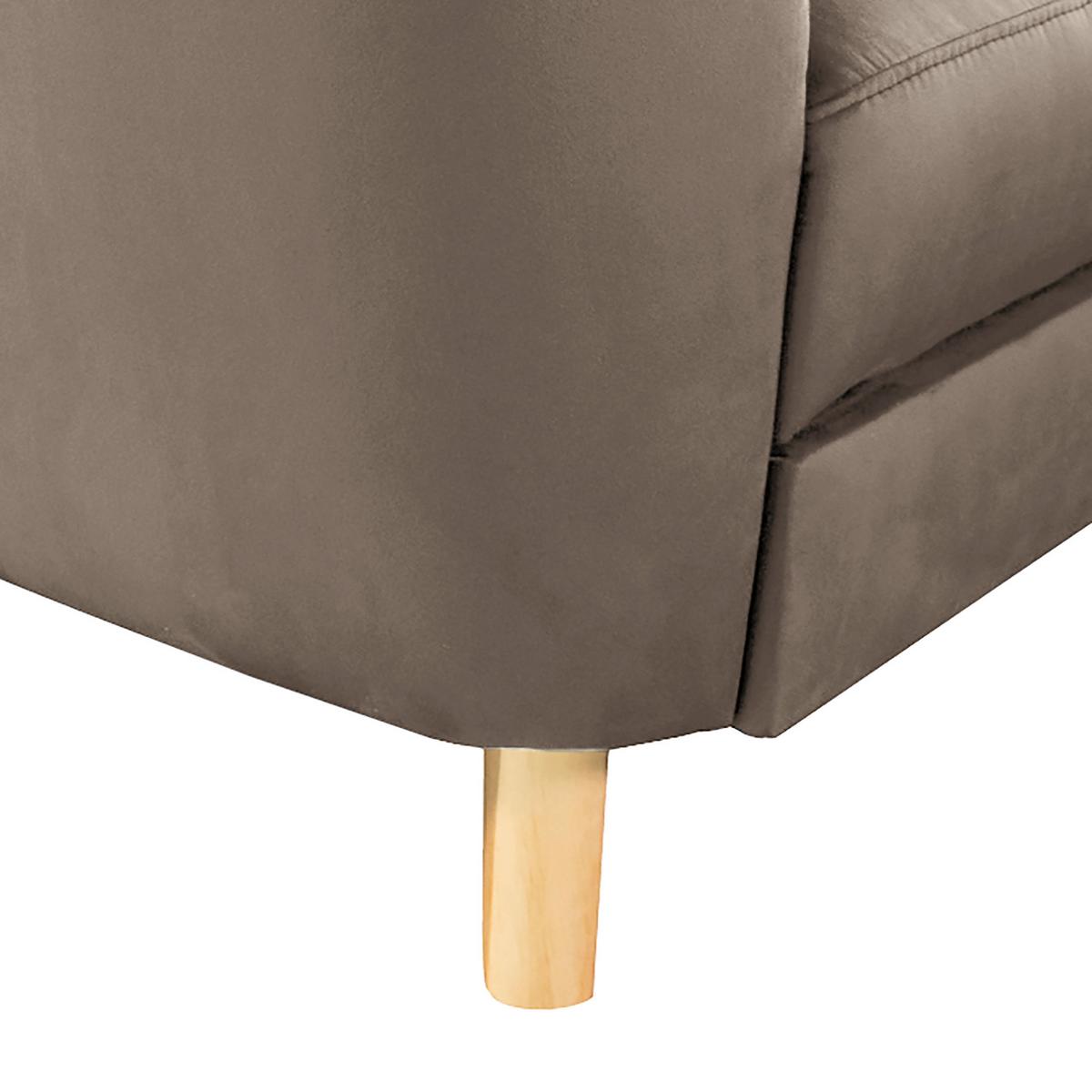 Ecksofa Nordic, Beige S: 236x190 cm - Beige/Buchefarben, Design, Textil (236/190cm) - Livetastic