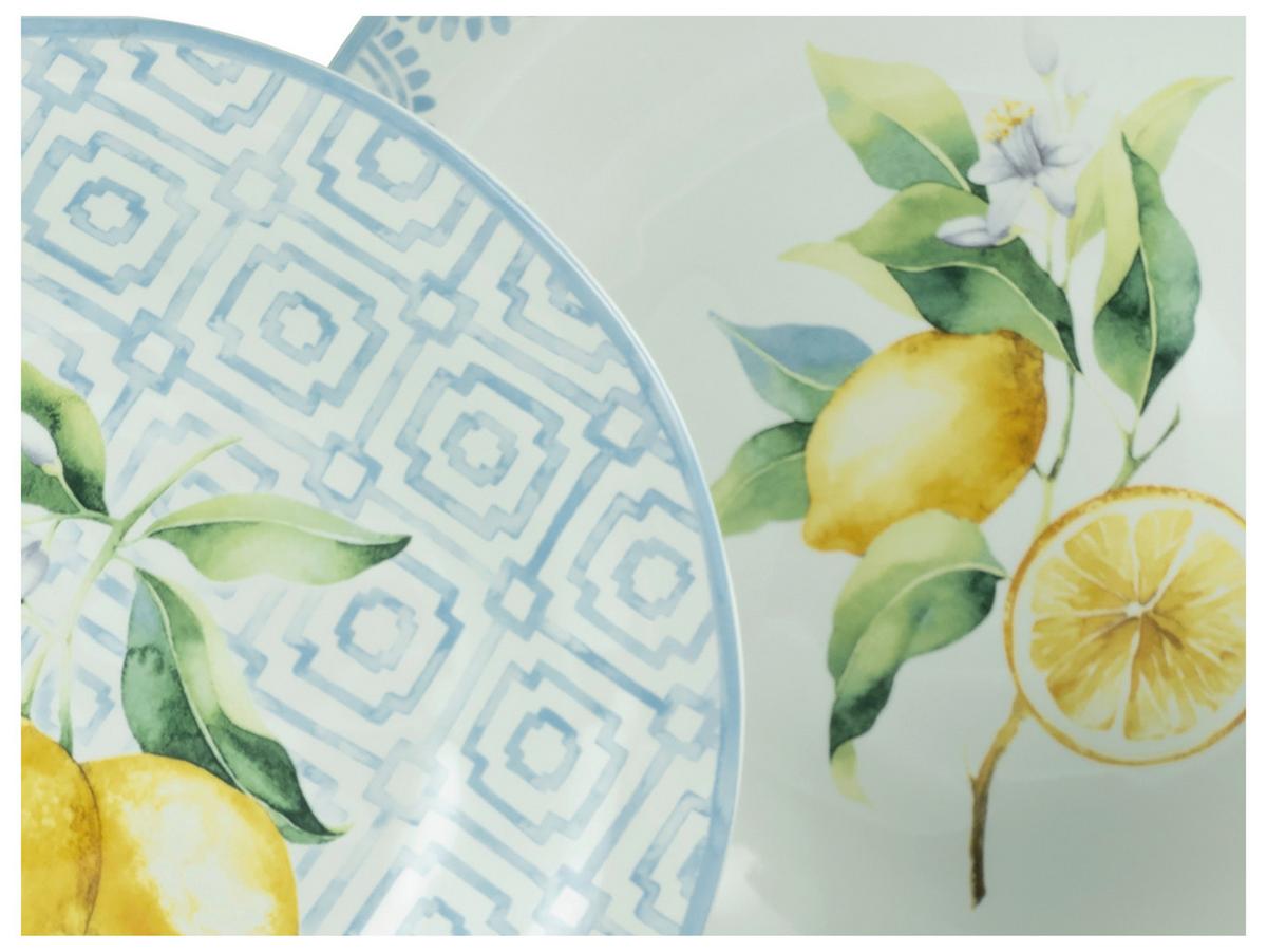 Tafelservice Lemoncello 12--Teilig., Multicolor - Multicolor, Basics, Keramik - Creatable