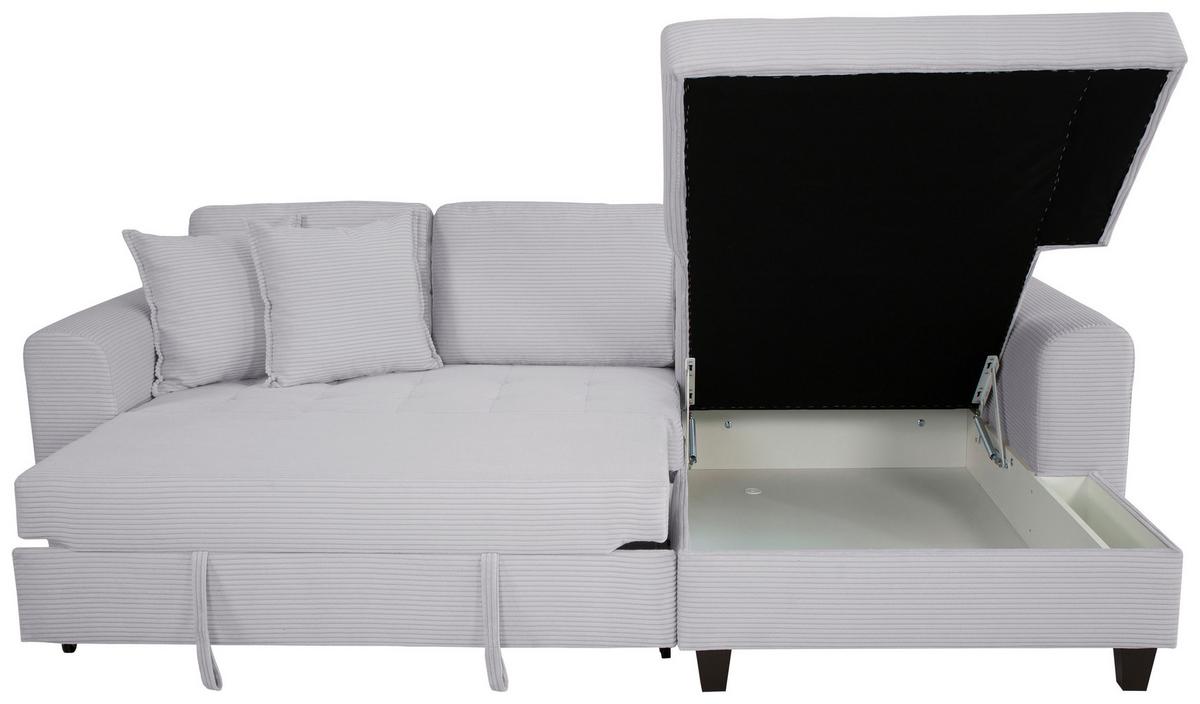 Ecksofa Moritz Beigebraun S: ca. 265x155 cm - Taupe, Trend, Textil (265/155cm)