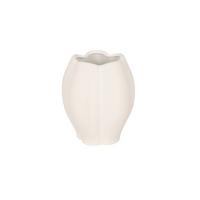 Dekovase Jan - Weiß, KONVENTIONELL, Keramik (18,5/20cm) - Luca Bessoni