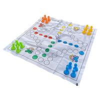 Mensch Ärgere Dich Nicht Xxl 150x150 Cm Indoor/outdoor - Multicolor, KONVENTIONELL, Kunststoff/Textil (150/1/150cm) - Ambia Garden