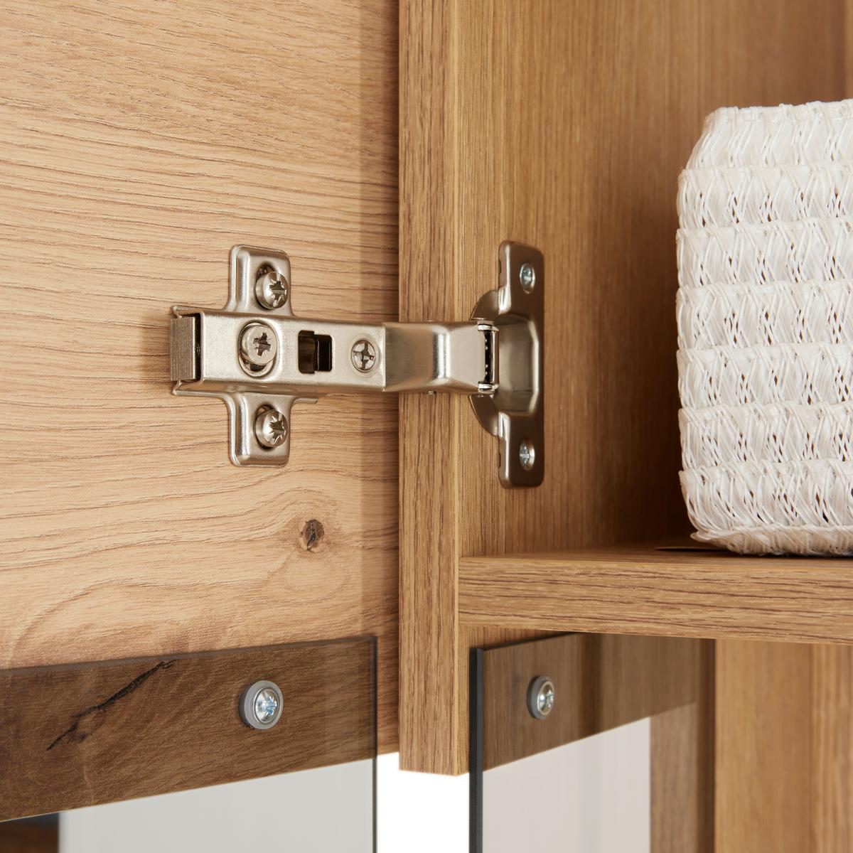 Vitrine Fortuna - MODERN, Glas/Holzwerkstoff (50/191/38cm)