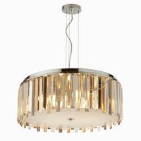 Kristall-hängeleuchte Clarissa 9835-5cc - Klar/Chromfarben, Design, Glas/Metall (60/25-150cm)