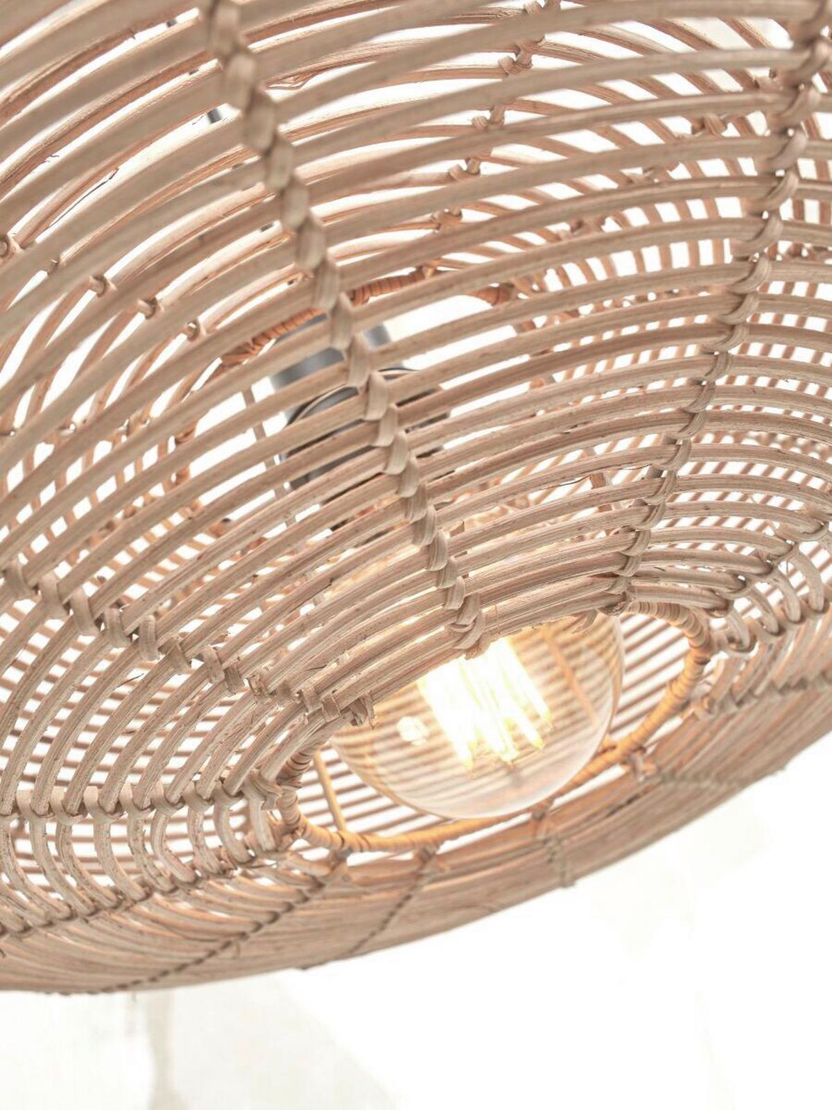 Stehleuchte Tanami/fs/ad/w/4010/n - Naturfarben/Weiß, Trend (40/63/150cm) - Good & Mojo