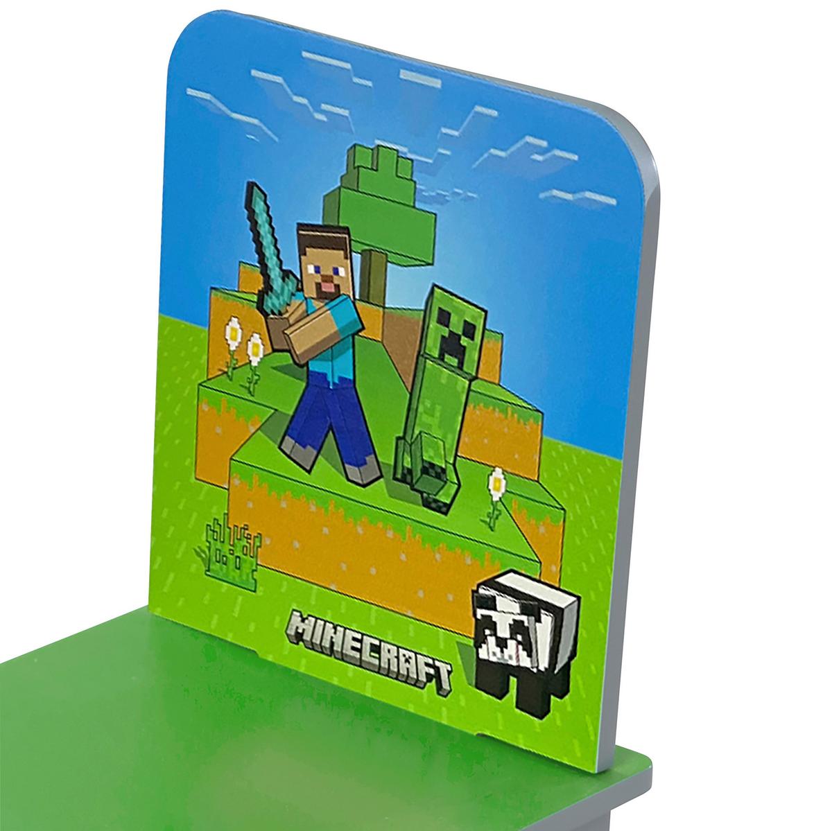 Kindersitzgruppe Minecraft - Multicolor, MODERN, Holz/Holzwerkstoff (60/50/49cm) - Minecraft