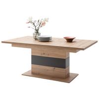 Esstisch ausziehbar Meran 180-280x100 cm Eichefarben - Eichefarben/Anthrazit, Design, Holzwerkstoff (180-280/100/77cm) - Livetastic