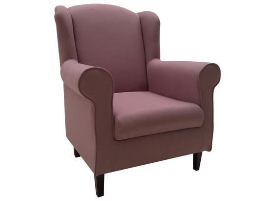 Kreslo Ušiak Nikolas - staroružová, drevo/textil (82/101/84cm) Kreslo Ušiak Nikolas - staroružová, drevo/textil (82/101/84cm)