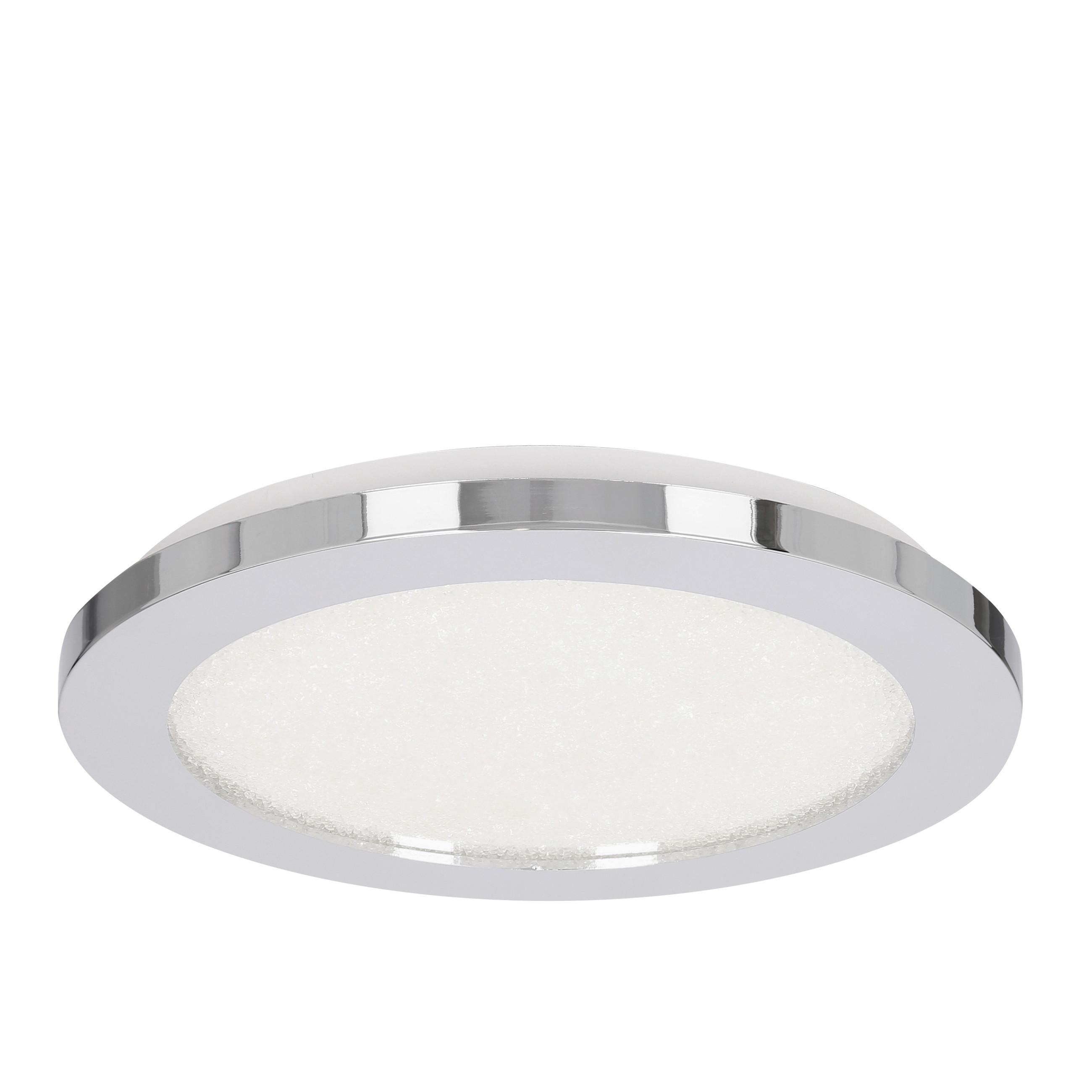 LED-Deckenleuchte 10-67401 Pixel - Chromfarben, KONVENTIONELL, Kunststoff (22.5/22.5/2.7cm)