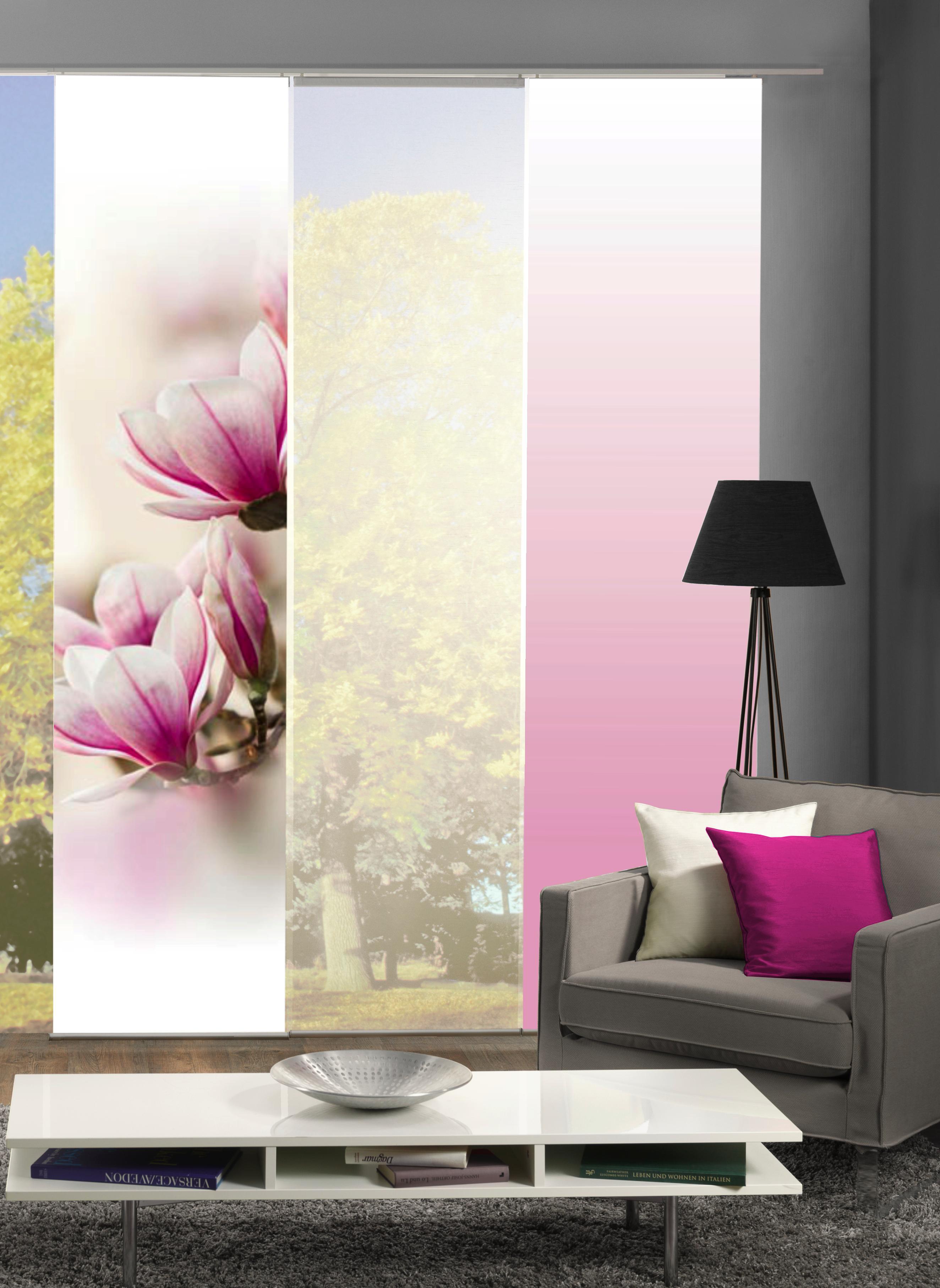 Vorhang mit Paneelwagen