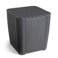 Párnatartó Láda Luzon Flat - grafitszürke, Basics (39/39/42.5cm)