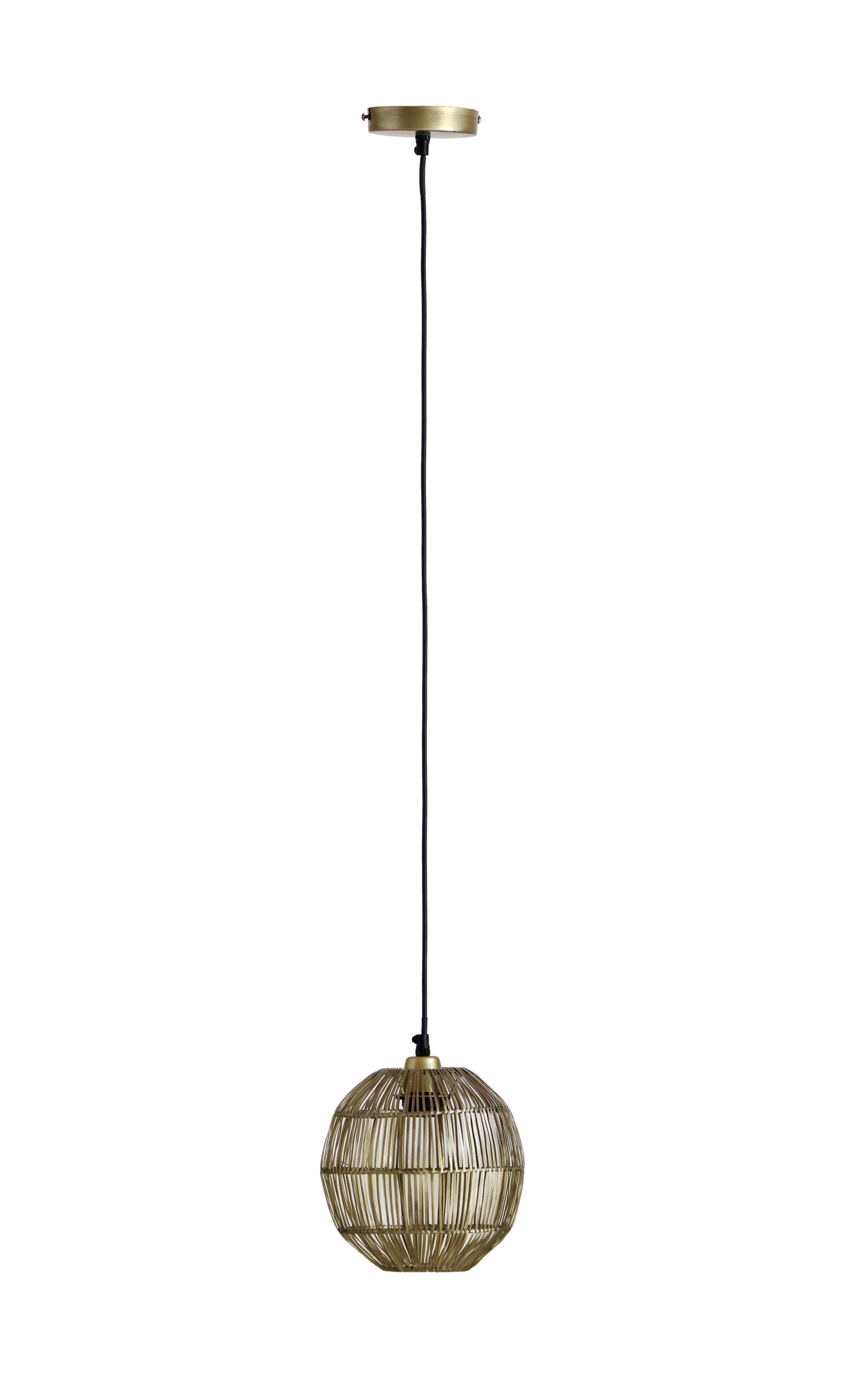 Hängeleuchte 14995h - Messingfarben, KONVENTIONELL, Metall (20/120cm) - Globo