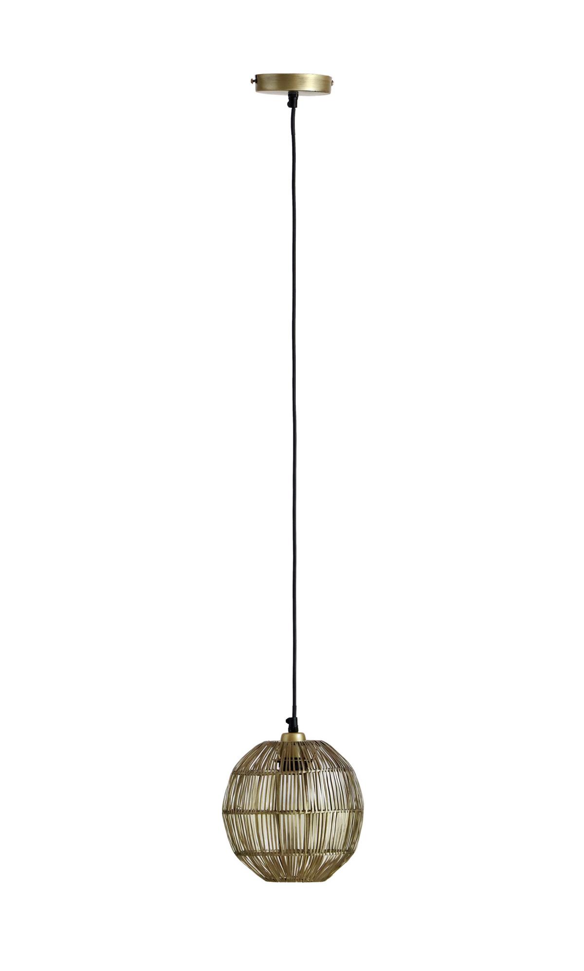 Hängeleuchte 14995h - Messingfarben, KONVENTIONELL, Metall (20/120cm) - Globo