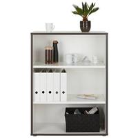 Regál KEFLAVIK -EXKLUSIV- - šedá/bílá, Moderní, kompozitní dřevo/plast (84,5/115,1/41,5cm) - Mömax