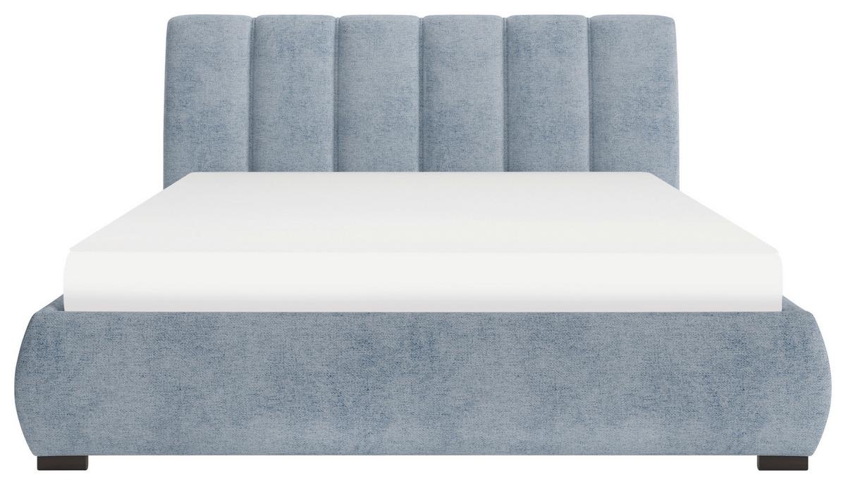 Polsterbett Mit Bettkasten 180x200 Cm Bilbao - Blau, MODERN, Holz/Holzwerkstoff (180/200cm) - MID.YOU