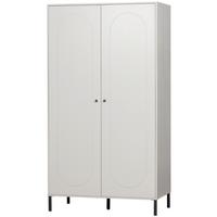 DREHTÜRENSCHRANK Xina Grau B: 110cm - Grau, Basics, Holz (110/202/58cm) - MID.YOU
