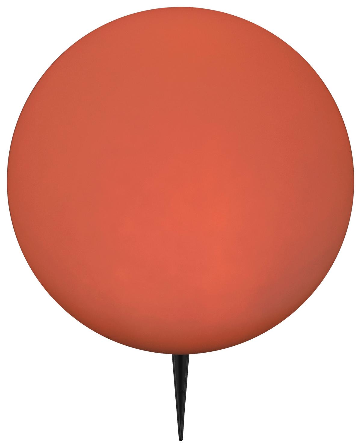 Solarleuchte Fiora - Schwarz/Weiß, MODERN, Kunststoff (30cm) - Homezone