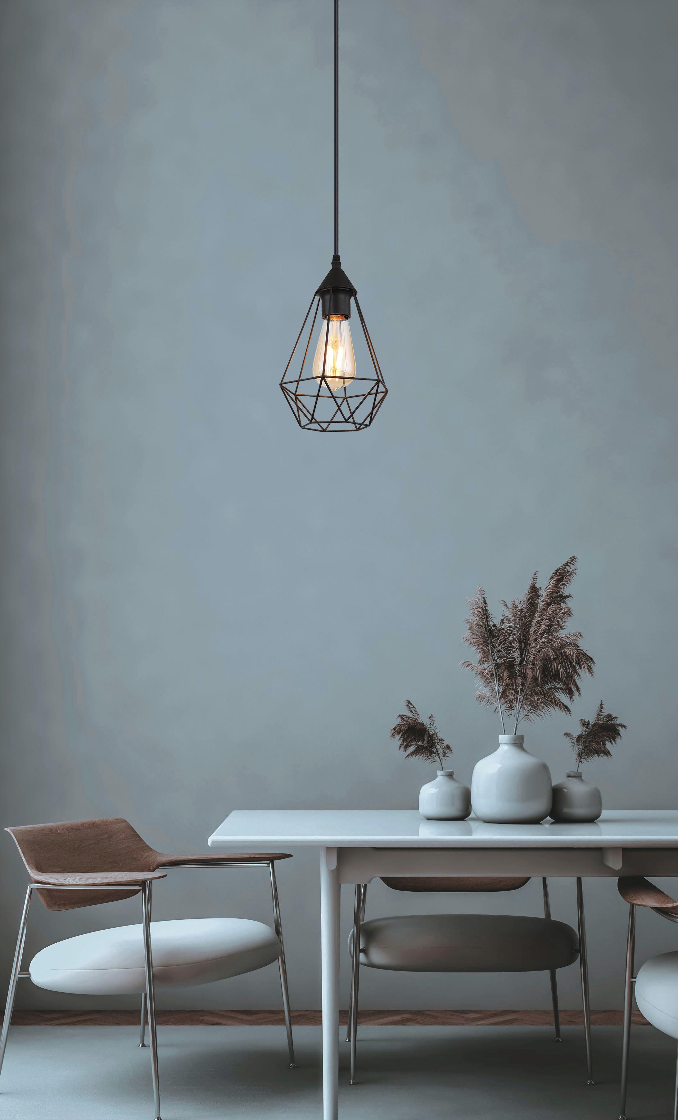 Hängeleuchte 15745h - Schwarz, Design, Metall (17/120cm) - Globo