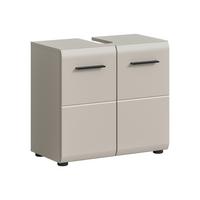 WASCHBECKENUNTERSCHRANK Ice Kaschmir B: 60cm - Kaschmir/Schwarz, Trend, Holzwerkstoff (60/54/30cm) - MID.YOU