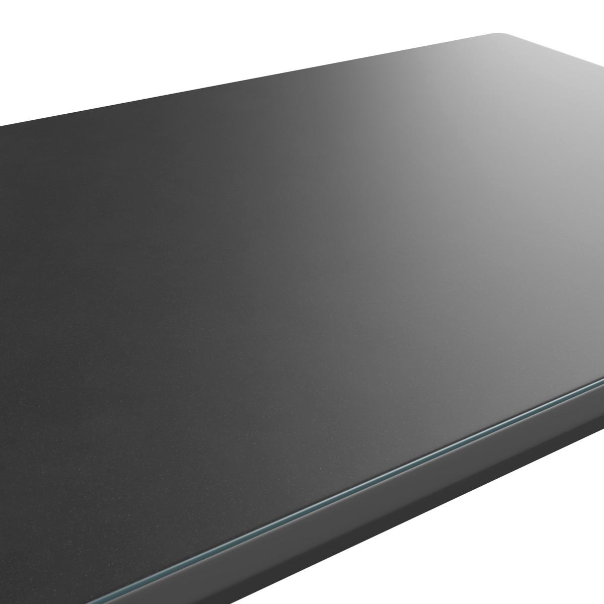 Gartentisch Bogota - Dunkelgrau, Trend, Glas/Metall (220/74/90cm) - Beldano