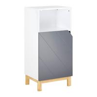 Spodná skrinka ROCCO - sivá/biela, Modern, drevo (42,6/90/35cm) - Bessagi Home