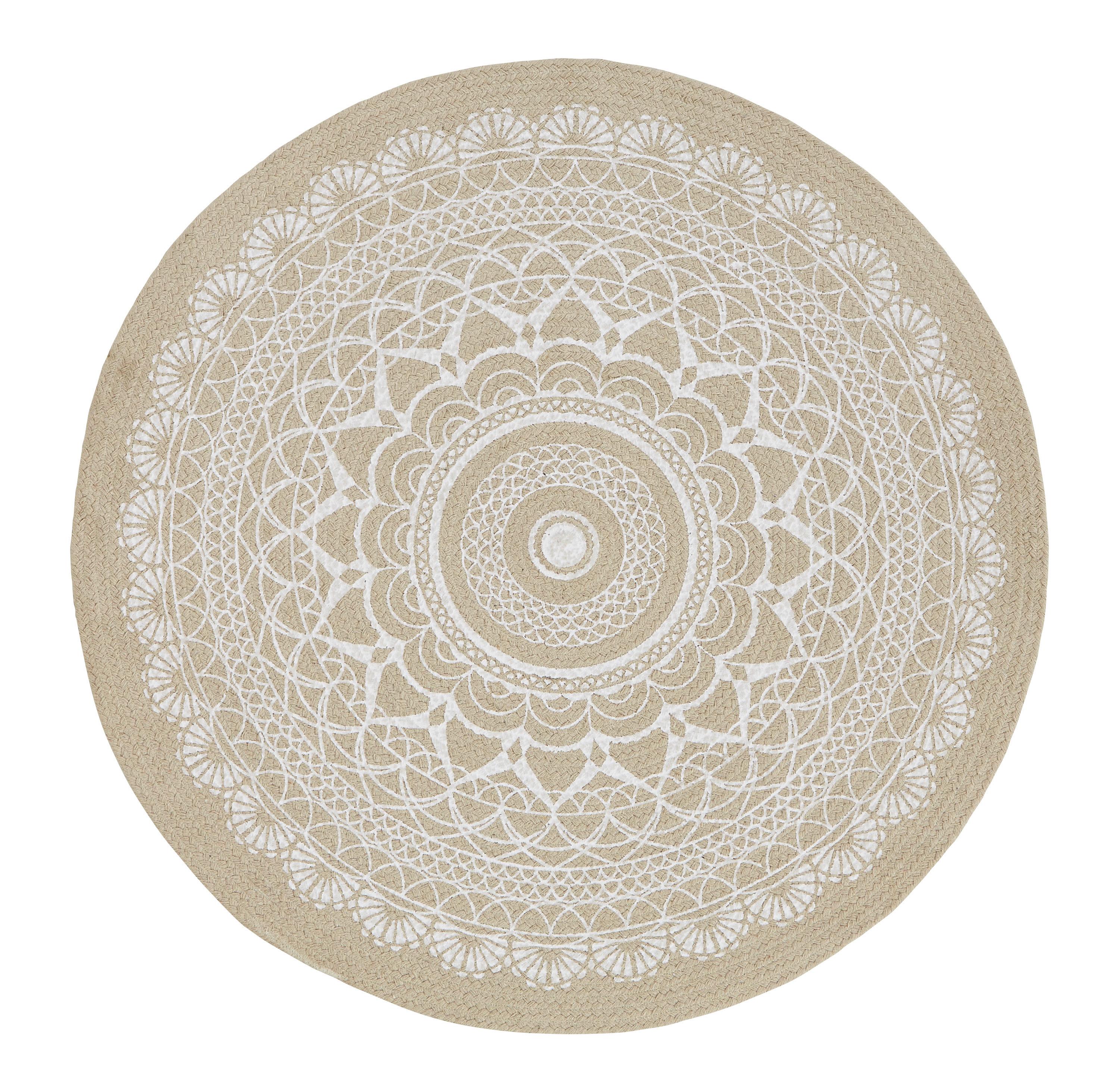 Hladko Tkaný Koberec Mila, 100cm, Svetlohnedá - svetlohnedá, textil (100cm) - Modern Living