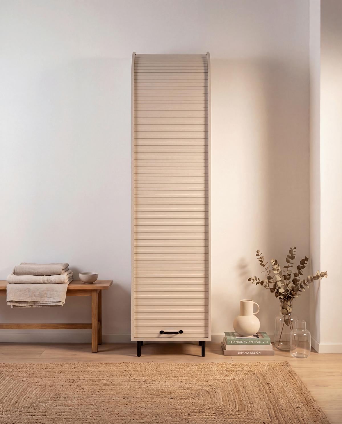 Aktenschrank Tokat Beige B: 45 cm - Beige, MODERN, Holzwerkstoff (45/175/40cm)
