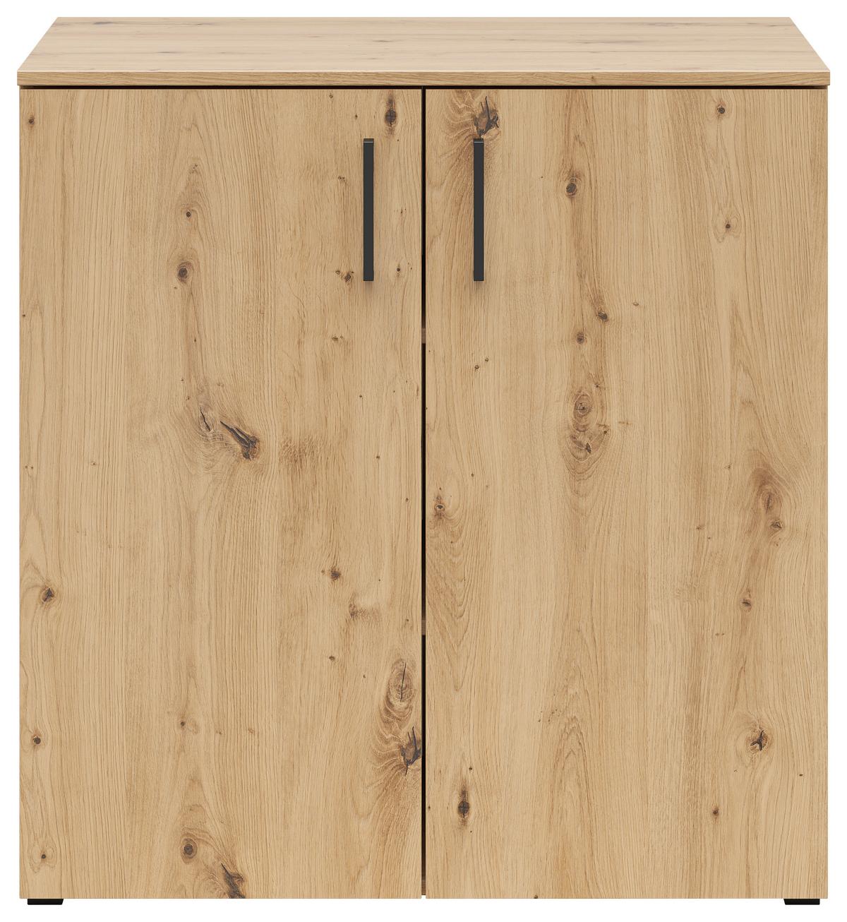 Komód Cabinet - Artisan tölgy, Modern, faalapú anyag (80/83/52cm)