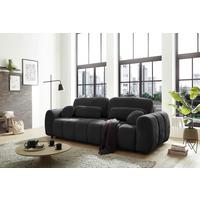 SCHLAFSOFA Bubble Schwarz B: 256 cm - Schwarz, Design, Textil (256/76/112cm) - MID.YOU