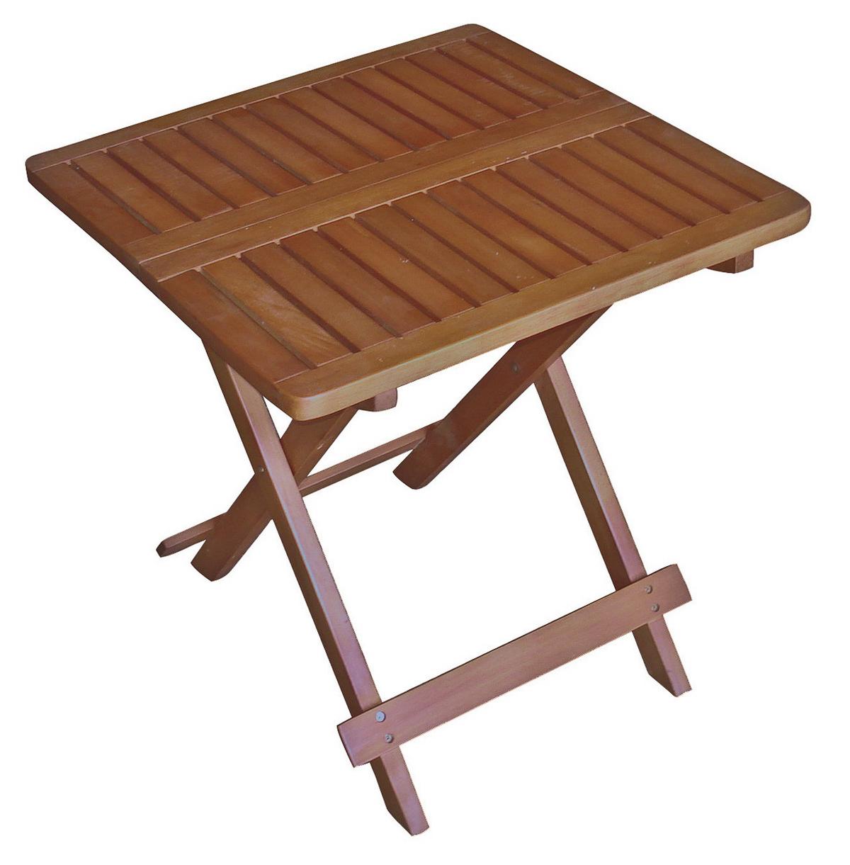 Gartenbeistelltisch Cleveland - Naturfarben, Basics, Holz (50/50/50cm) - Gardenson