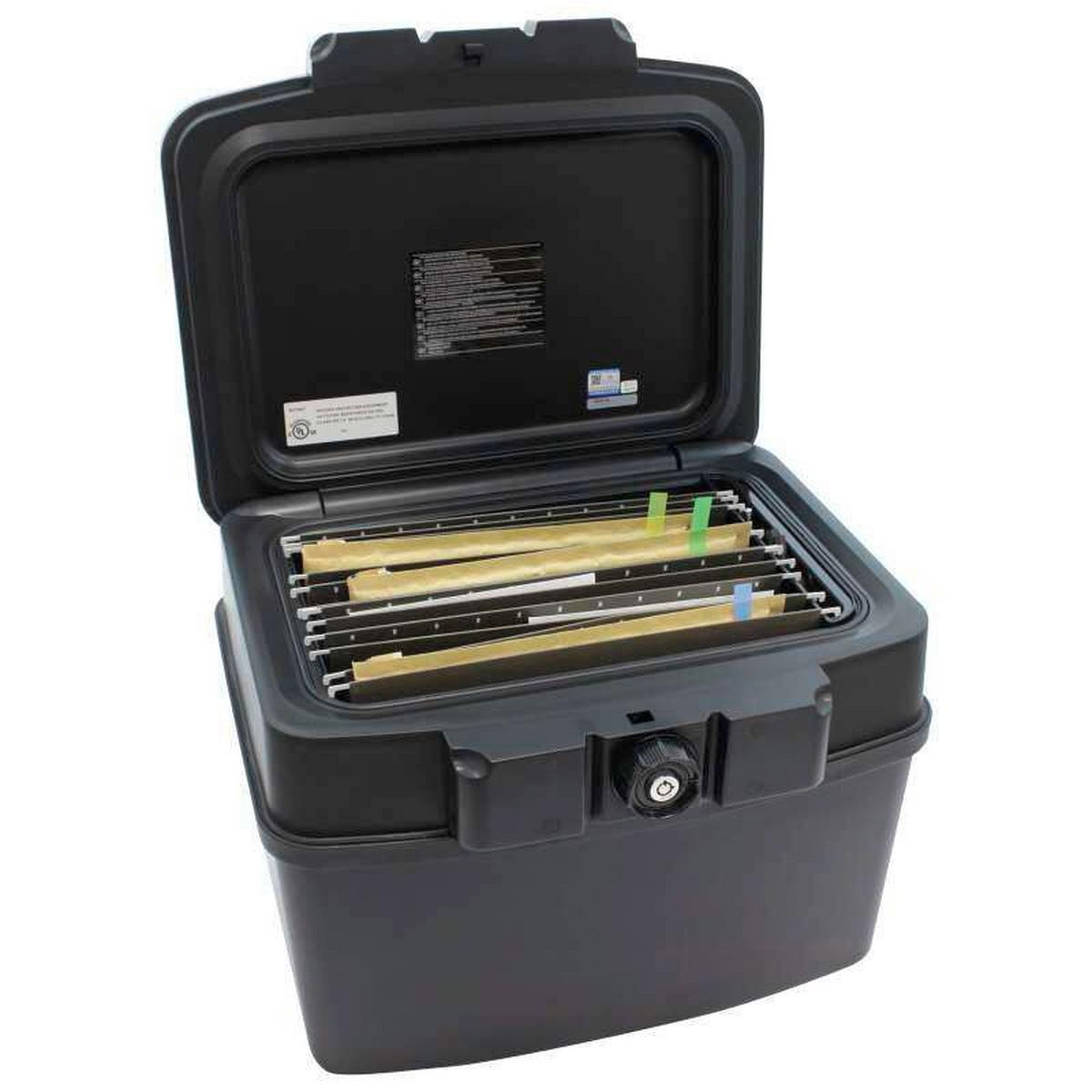 Brandschutztresor Firedatabox3 - Schwarz, KONVENTIONELL, Kunststoff (44/34/37cm) - ROTTNER