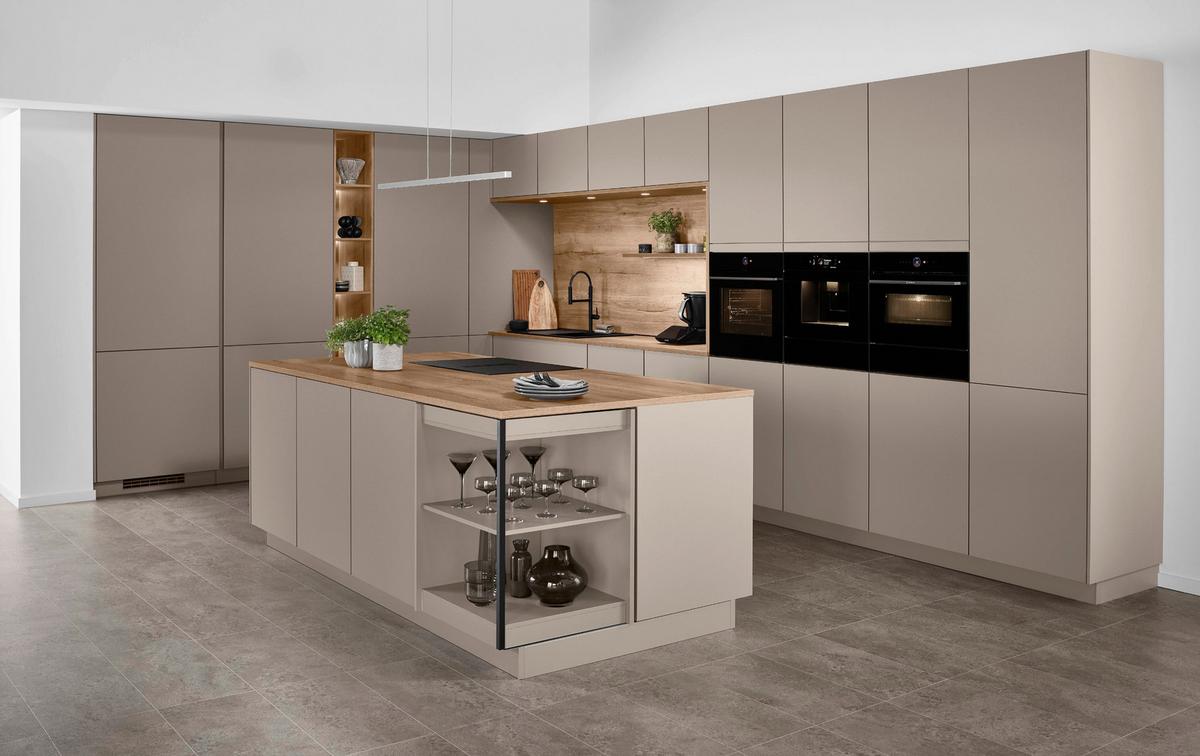 Arbeitsplatte Apl - Eichefarben, MODERN, Holzwerkstoff - Vertico