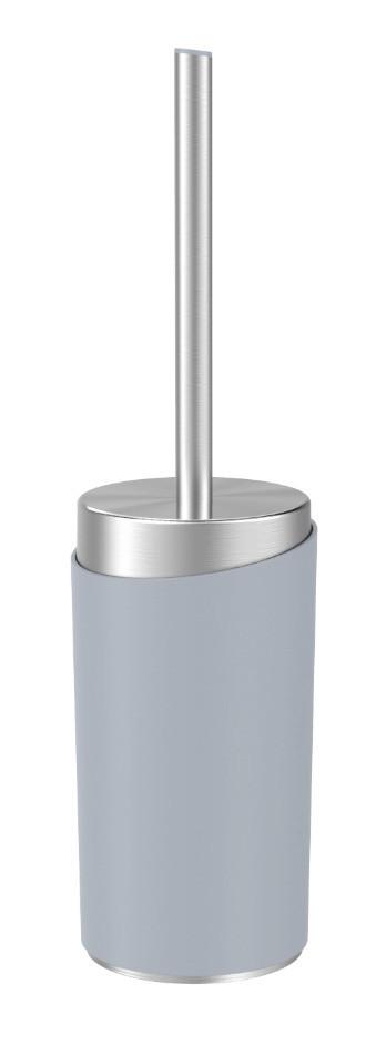 WC KEFA SO STOJANOM CHRIS - sivá/farba ušľachtilej ocele, Modern, kov/plast (9,6/37cm) - Premium Living