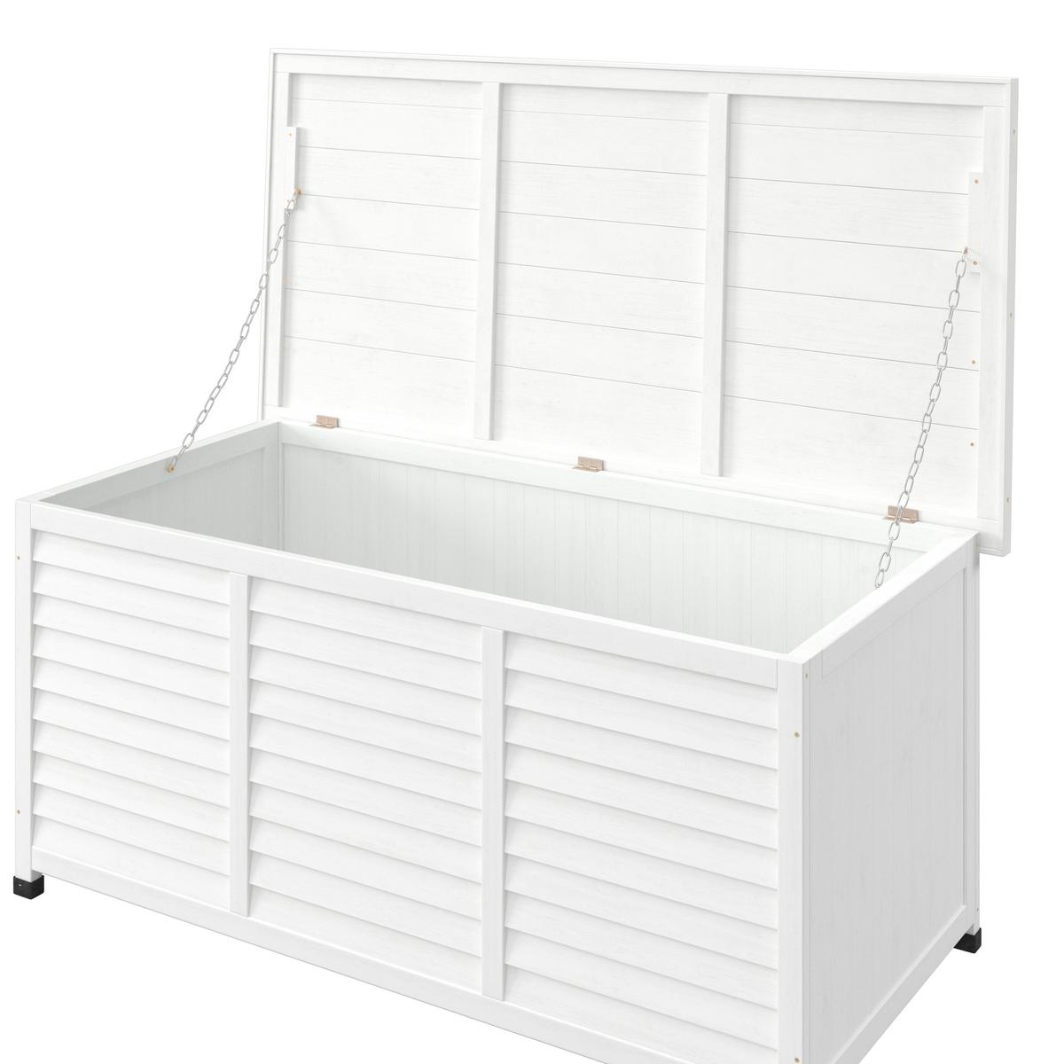 BEDNA NA POLŠTÁŘE BIONA - bílá, Moderní, kov/dřevo (132/60/66cm) - Bessagi Garden