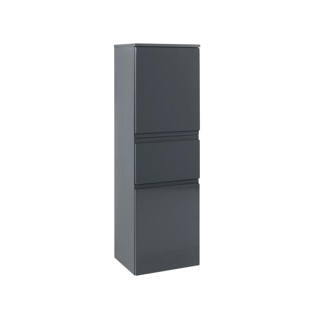 Midischrank mit Soft-Close Cardiff 40cm, Graphit Dekor