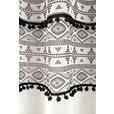 Vorhang Mit Ösen Letizia 135x245 Cm Schwarz/weiß - Schwarz/Weiß, ROMANTIK / LANDHAUS, Textil (135/245cm) - James Wood
