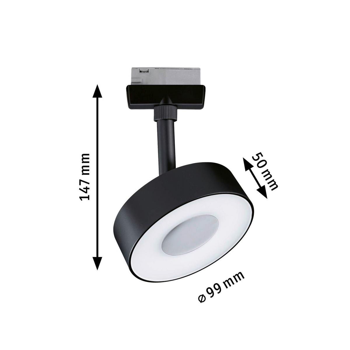 Schienensystem-strahler 96545 Urail Circle - Chromfarben, Basics, Kunststoff/Metall (9,8/15,4/5,0cm) - Paulmann