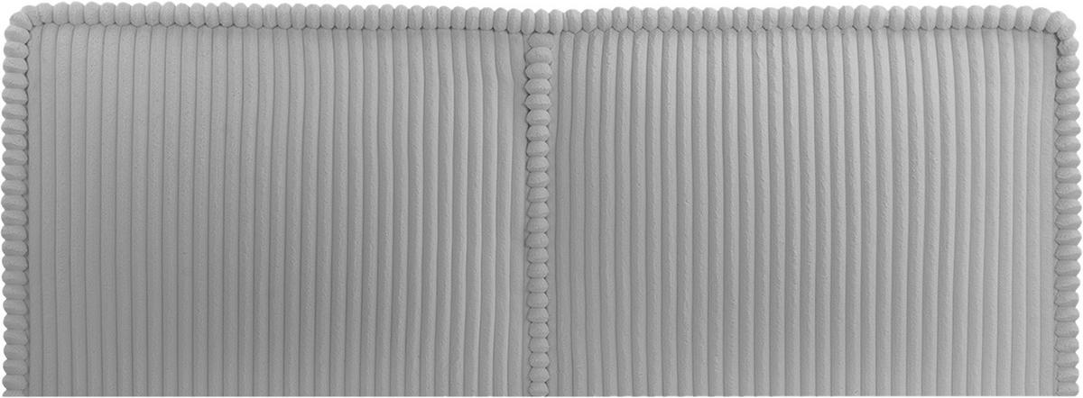 Boxbett Barcelona Lf: 160x200 Grau - Schwarz/Grau, MODERN, Holz/Kunststoff (160/200cm) - MID.YOU