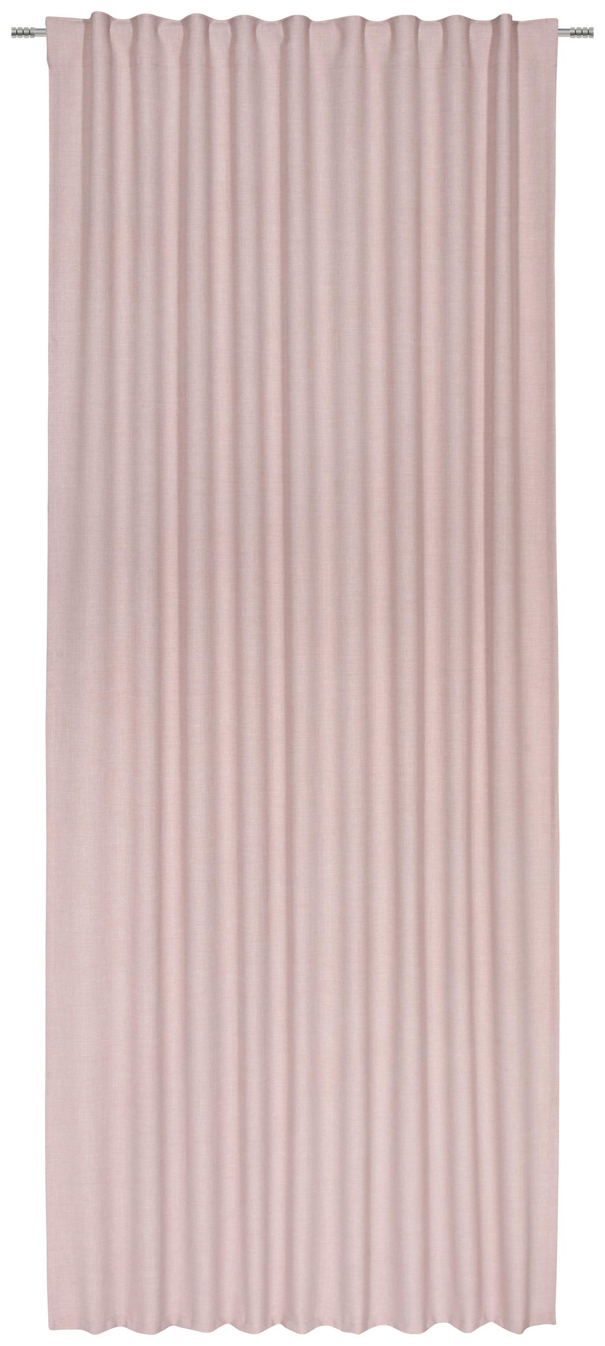 HOTOVÝ ZÁVES LEO, 135/255cm, ružová - ružová, textil (135/255cm) - Premium Living