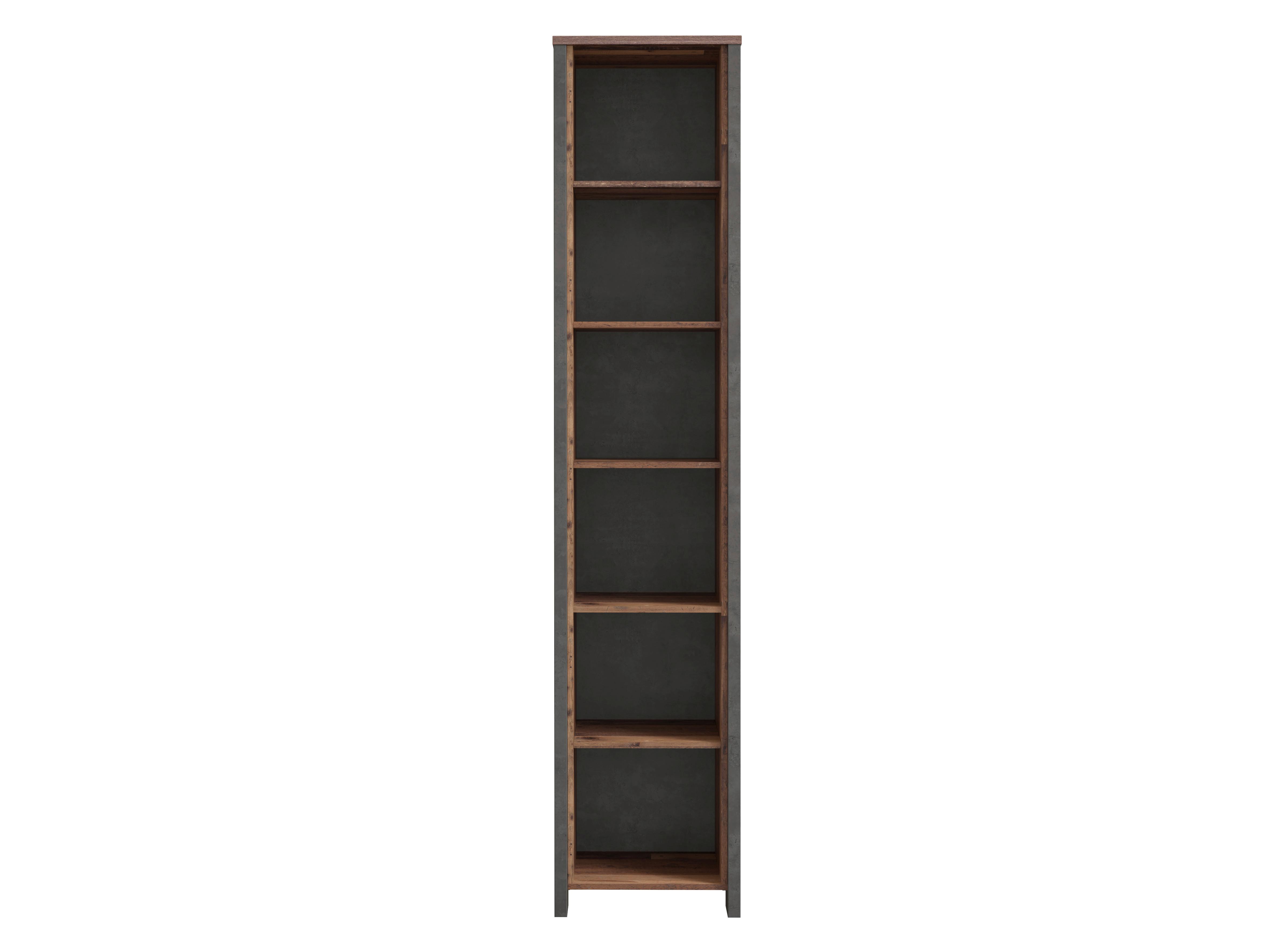 Regal Cliff B 46 cm Braun/Dunkelgrau - Dunkelgrau/Braun, KONVENTIONELL, Holzwerkstoff/Kunststoff (46/221/42cm) - MID.YOU