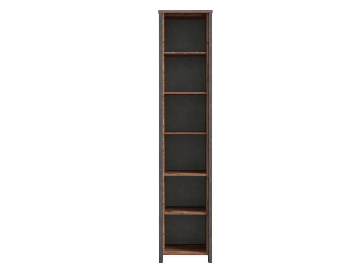 Regal Cliff B 46 cm Braun/Dunkelgrau - Dunkelgrau/Braun, KONVENTIONELL, Holzwerkstoff/Kunststoff (46/221/42cm) - MID.YOU
